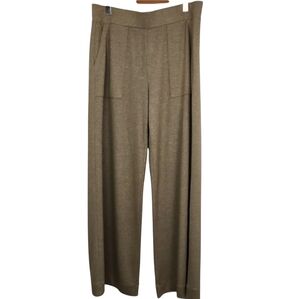 Cabi Book Club Pant Wide Leg Relaxed Fit Elastic Waist Chic, Sz L